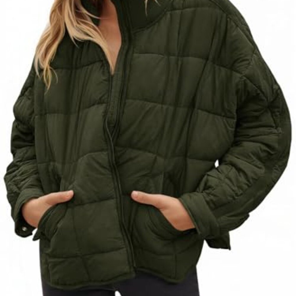 Oversized Lightweight Down Puffer Jacket Packable… - image 2